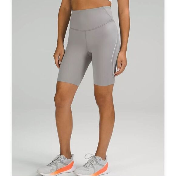 Lululemon Base Pace High-Rise Reflective Short 8" size 2 - Picture 1 of 5